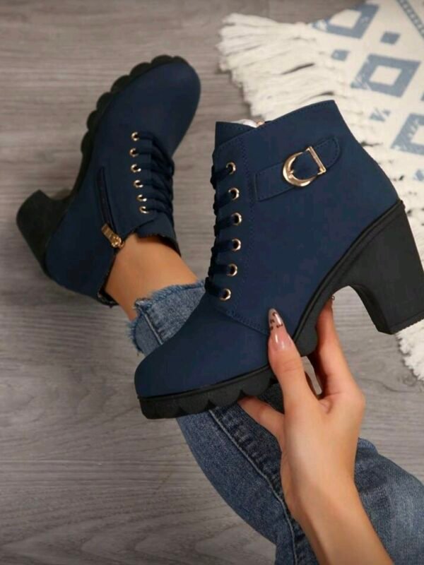 حذاء ستاتي بكعب سميك