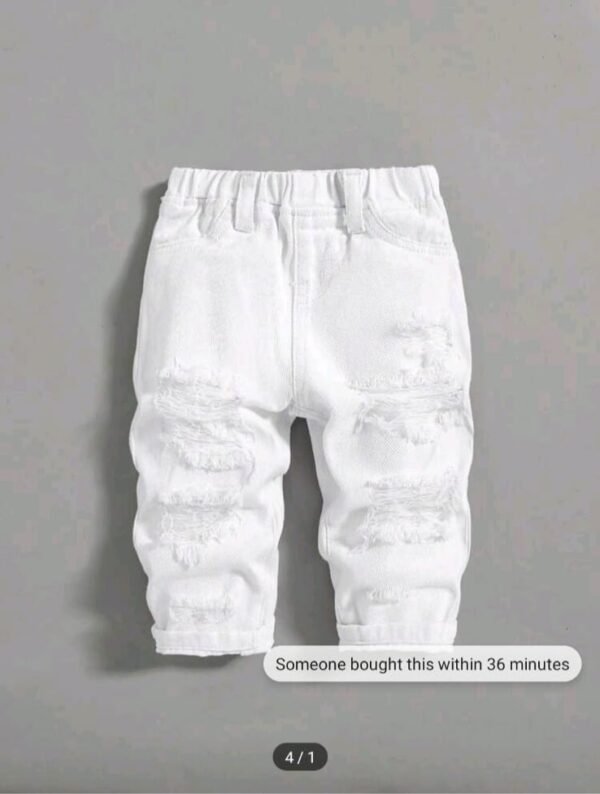 بنطال جينز ناعم للرضع