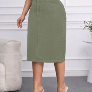 تنورة جينز مطاطيه