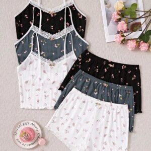 طقم بيجامه شورت