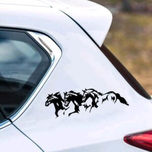 ملصق سيارة حصان