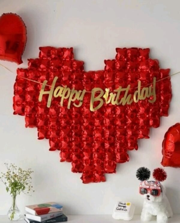 بالونات ولافتة