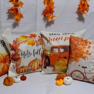 أغطية وسائد الخريف