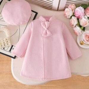 جاكيت وقبعة بناتي