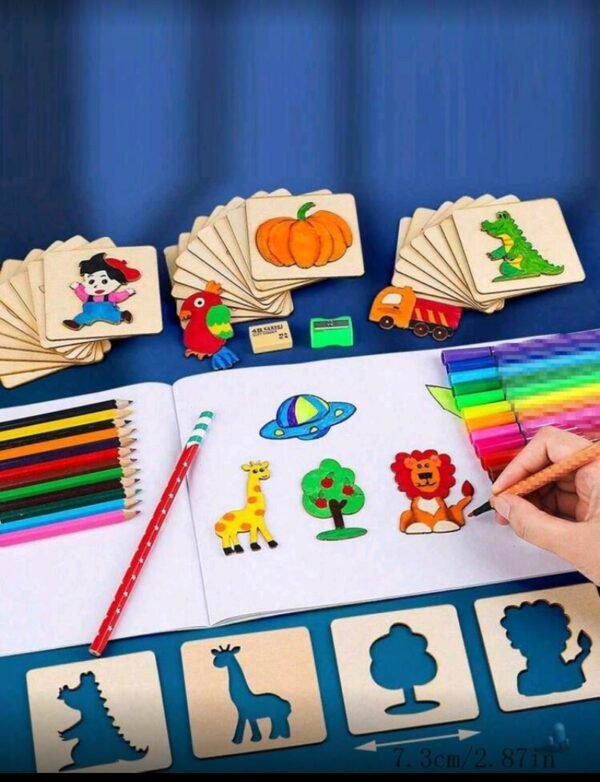 قوالب رسم خشبية