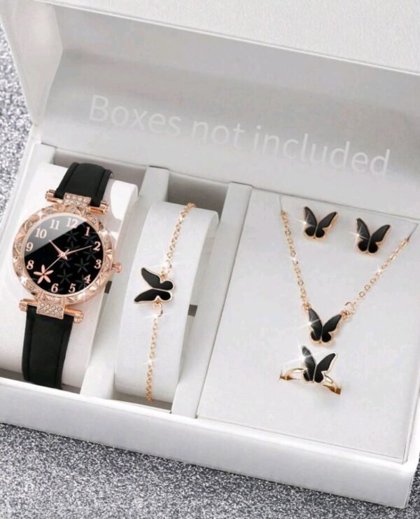 طقم ساعة ومجوهرات