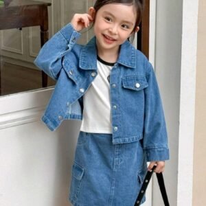 طقم جينز بناتي