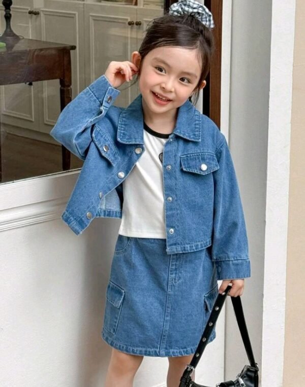 طقم جينز بناتي